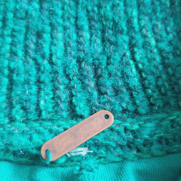 Free People Green Sweater Coat - Picture 2 of 3